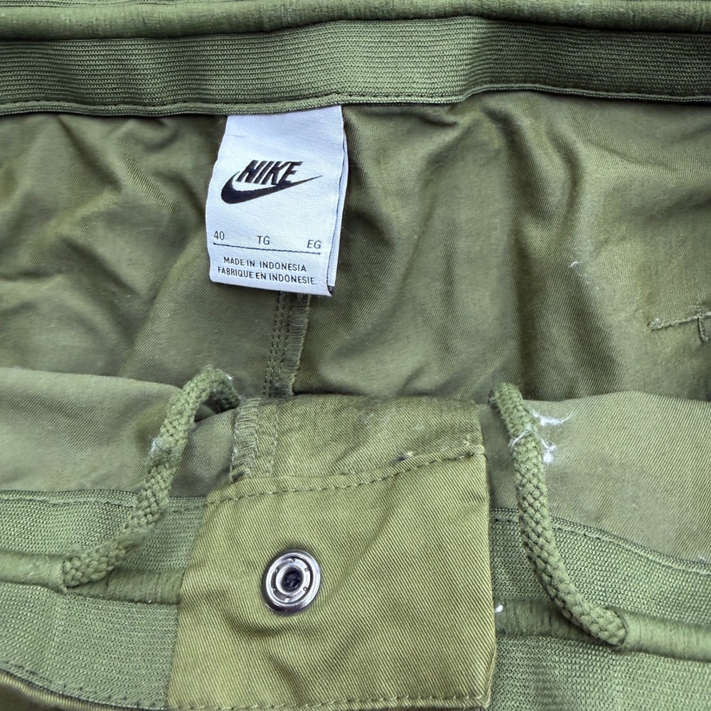 Nike Mens Olive Green Relaxed Straight Leg Casual Pants Size 40 Golf - Picture 7 of 10